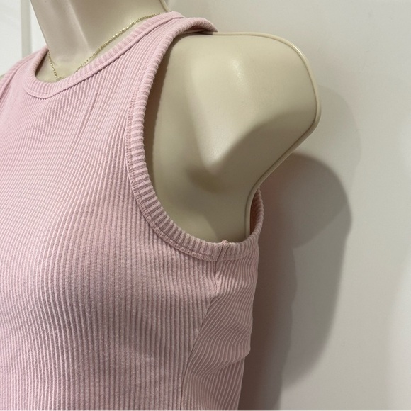 Atoir X Rozalia The Tank Ribbed Tank Top High Neck Capsule Wardrobe Soft Pink M - Picture 6 of 10